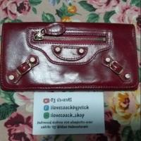 ราคา กระเป๋าสตางค์หนังแท้ มือ2 แบบBalenciaga หนังแท้ (2447819502)