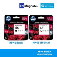 ราคา [หมึกพิมพ์อิงค์เจ็ท] HP 46 INK BLACK + HP 46 INK TRICOLOR (ดำ+สี) - 2 กล่อง (2395558743)