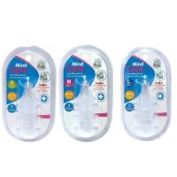 ราคา Mind careจุกนมคอแคบซิลิโคนกันสำลักลดโคลิคS,M,L*3จุก (13398135418)