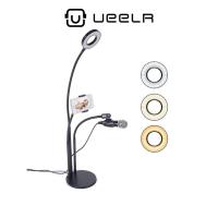 ราคา อุปกรณ์ live สด มีฐานตั้งกันลื่นอย่างดี อุปกรณ์ชุดไลฟ์สด มี 3 ขา มาพร้อมกับขาจับมือถือ ขาเสียบไมค์ มีไฟLED (6738588191)