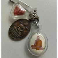 ราคา ครูบากฤษดา สุเมโธ วัดสันพระเจ้าแดง (ได้ 3 เหรียญ) พระปิดตาหลัง ก. / พระอุปคุต / ล็อกเก็ตภาวนาหลวงปู่ทิม (29073461986)