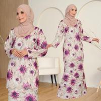 ราคา Set Baju Kurung Sun Flower Kain Mango 5D - Pakaian Wanita - เสื้อผ้า (27328685521)