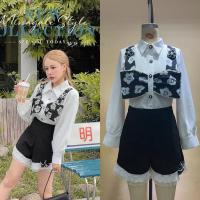ราคา (4xl) ชุดเซตกางเกงขาสั้น เสื้อแขนยาว+กางเกงขาสั้น มาพร้อมอะไหล่ 3d น่ารักมากๆ งานป้าย prow (24155000748)