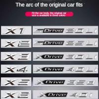 ราคา ใหม่ Chrome สีดํา Fender ตัวอักษร SDrive30Li XDrive28i XDrive30i XDrive20d สัญลักษณ์สําหรับ BMW X3 X4 X5 X6 X7 รถ Trunk โลโก้สติกเกอร์ (53455698728)