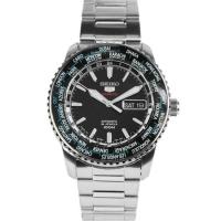 ราคา Seiko นาฬิกาข้อมือผู้ชาย สีเงิน/ดำรุ่นSRP127J1 (340078994)