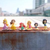 ราคา โมเดล Ariel แอเรียล & Rapunzel & Belle & Aurora & Snow White & Mulan 2นิ้ว Disney Princess เจ้าหญิงดิสนีย์ เจ้าหญิง (3320875970)