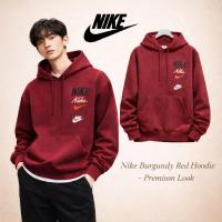 ราคา Nike Hoodies แท้ 100% รุ่น NSW Club Fleece Stack Logo สี Burgundy สภาพใหม่✨เสื้อกันหนาว Nike แท้ ฮู้ด Nike มือสอง (53605716785)