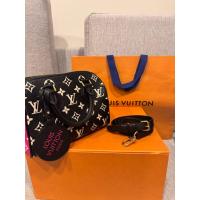ราคา Louis Vuitton Monogram Implant Speedy Bandoulière black pink white 20 (42756775403)