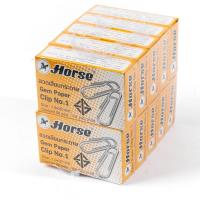 ราคา ลวดเสียบกระดาษ Horse ( ตราม้า ) หัวกลม No.1 ( 1x10กล่อง ) (23286805481)