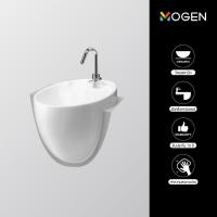 ราคา MOGEN MA014 อ่างล้างหน้า ชนิดฝังครึ่งเคาน์เตอร์ สีขาว (4340345881)