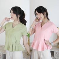 ราคา เสื้อคอวีชายระบาย กระดุมรมดำ เสื้อผ้าฝ้าย เสื้อพื้นเมือง (4368137795)
