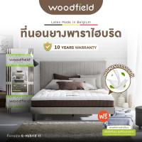ราคา [ฟรี!ชุดผ้าปู] Woodfield ที่นอนยางพารา (สเปคนุ่มกำลังดี) รุ่น E-Hybrid II หนา 8 นิ้ว (16831672154)