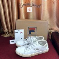 ราคา Enim_usedมือ2 รองเท้าผ้าใบแบรนด์ Fila Sp Fa #19801 White/Silver แท้จากช้อป อุปกรณ์มี กล่อง ป้ายแบรนด์ ครบ (28764741492)