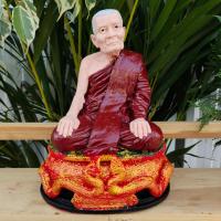 ราคา หลวงปู่แหวน วัดดอยแม่ปั๋ง งานลงสีงดงาม หน้าตัก5นิ้ว สูง20ซม.ผ่านพิธีปลุกเสกแล้ว งานสวยหน้าบูชา ประทับแท่นพญานาค (19775485167)