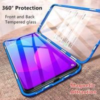 ราคา 360 เคสกระจกสองด้านสำหรับ Xiaomi Redmi Note 9 การดูดซับแม่เหล็กเคสโลหะ redmi note 9 แม่เหล็กฝาครอบโลหะ (3360873569)