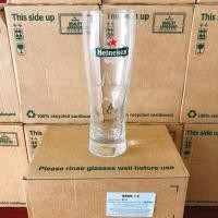 ราคา แก้วเบียร์ไฮเนเก้น แก้วไฮเนเก้น ลายดาวพิมพ์นูน HEINEKEN STAR BEER GLASS (GREEN LOGO) – 2/3 PINT Pilsner Glasses (6134816691)