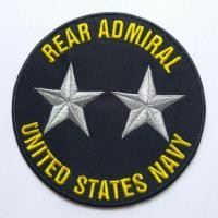 ราคา อาร์ม ตัวรีดติดเสื้อขนาด4นิ้ว REAR ADMIRAL UNITED STATES NAVY MILITARY PATCH INSIGNA สัญลักษณ์กองทัพเรือสหรัฐอเมริกา (773187195)