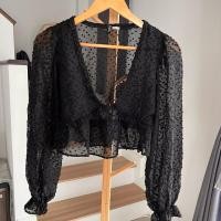 ราคา เสื้อชีฟอง แบรนด์ H&M แท้ อก 34 (มือ 2) (28520025853)