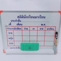 ราคา กระดานสถิตินักเรียน ROBIN/บอร์ดสถิตินักเรียนมาเรียน 30x40 ซม. (20659292446)