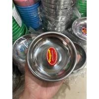 ราคา (1แพ็ค12ใบ)ถาดติ่มซำ จานติ่มซำ ถ้วยใส่ติ่มซำ ถาดสแตนเลส ถ้วยสแตนเลสแท้ 10 ซม. (22959441665)