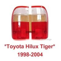 ราคา ฝาไฟท้าย TOYOTA HILUX TIGER D4D MK4 1998 - 2004 เสื้อไฟท้าย โตโยต้า ไทเกอร์ เลนส์ ไฟท้าย ฝาครอบไฟท้าย เลนส์ไฟ ขาวแดง (10485655467)