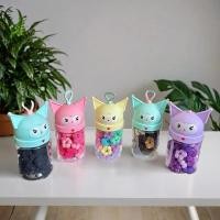 ราคา Sanrio Bottle Donut Hair Tie / Kuromi Character Childrens Donut Tube Ponytail Free ขวดน่ารัก (29512269232)