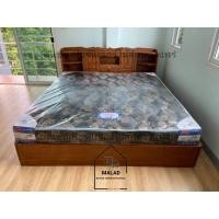 ราคา เตียงนอนไม้สักทอง (เตียงคาบอย) (7437414297)