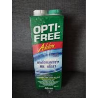 ราคา (ฟรี ตลับคอนแทค) OPTI FREE น้ำยาทำความสะอาด น้ำยาล้าง คอนแทคเลนส์ ออพติ-ฟรี อัลดอกซ์ 355 มล. (8749890853)