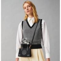 ราคา Used : Tory Burch Ella Micro Tote Bag สีดำ (27506531653)