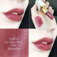 ราคา Tom Ford lip color sheer 04 Aphrodite. 3g ผลิต8/62กล่องครบ.​สคบ.ไทย (7554460444)