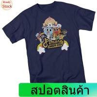 ราคา เสื้อยืดผู้ชายและผู้หญิง Cartoon Network Elmore Junior High - The Amazing World Of Gumball Adult T-Shirt The Amazing Wor (18620889723)