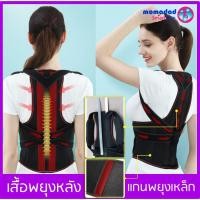 ราคา HOTเสื้อพยุงหลัง เข็มขัดพยุงหลัง Back Support แกนโลหะ 2 เส้น (2334639375)