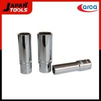 ราคา ARCA อาร์ก้า ลูกบ๊อกซ์ 1/2" ยาว 76.5 มม. ลูกบล็อกยาว 6 เหลี่ยม ผิวขัดเงาแบบแมตต์ (กดเลือกขนาดในตัวเลือก) Made in Taiwan (29185698751)