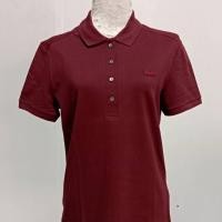 ราคา Lacoste เสื้อโปโลหญิง รุ่น Lacoste Women's Slim fit Stretch Cotton Pique Polo Shirt Code: PF5462 10 328 (สินค้าตำหนิ) (25309096893)