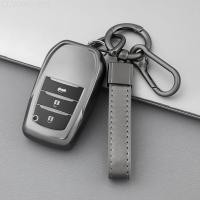 ราคา 【2024-2025】 ฝาครอบป้องกันกุญแจรถโตโยต้าเหมาะสำหรับเปลือกกุญแจรถ Toyota Crown RAV4 ใหม่สีเทาไทเทเนีย (51752823159)