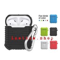 ราคา Clearance Sales !<พร้อมส่ง>เคสซิลิโคนแอร์พอทพร้อมห่วงคล้อง (silicone case and key chain apple airpods) (1215552164)