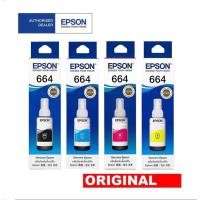 ราคา (พร้อมกล่อง)EPSON 664 หมึกแท้ 100%/ราคาถูก (L100/ 110/ 120/ 200/ 210/220/ 300/310/ 350/ 355/ 360/ 365) 4 สี BK, C, M,Y (28013356115)