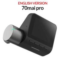 ราคา กล้องหน้ารถ Xiaomi 70mai Dash Cam Pro 1944P 5MP WiFi Smart Car DVR English Voice APP Control Parking Monitor (2599887042)