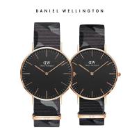 ราคา DanielWellington dwนาฬิกาดูผู้ชายและผู้หญิง ใหม่ลวงตาคู่ของตาราง (5749800569)