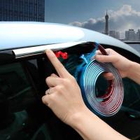 ราคา คิ้วโครเมี่ยมรถยนต์ ยาว 6M สีเงิน กว้าง 20mm ขอบโครเมี่ยม pvc มีกาวในตัว คิ้วขอบกระจก คิ้วโครเมี่ยม กันรอยรถยนต์สเกิร์ต (55102566295)