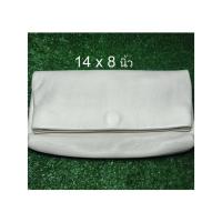 ราคา Vera Wang Ivory Leather Clutch Bag (29732751266)