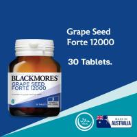 ราคา Blackmores Grape Seed Forte 12000 mg. 30 Tab. สารสกัดเข้มข้นจากเมล็ดองุ่น (26151080006)