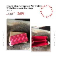 ราคา Co Slim Accordion Zip Wallet Wallet พิมพ์ลายม้าและรถม้า (9441574595)