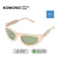 ราคา KOMONO Jamie Milk แว่นตากันแดด ทรงโค้ง สีขาวขุ่น วัสดุคุณภาพ กันรังสี UV400 (16067426638)