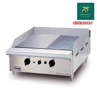 ราคา BERJAYA เตาแก๊ส เตาปิ้งย่างหน้าเรียบและมีริ้ว แบบตั้งโต๊ะ 2หัว 52000Btu/ชม. BER1-GG2B12R (15999020029)