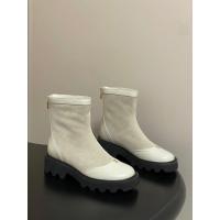 ราคา รองเท้าบูทหุ้มข้อชาแนล ดีไซน์เรโทร หนังนิ่ม กะให้เหมาะสำหรับการจับคู่กับบูทสั้น (56204476200)