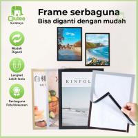 ราคา กรอบรูปแม่เหล็ก A4/A5/A6/A3 กรอบรูปใบรับรองสติ๊กเกอร์ติดผนังกรอบแม่เหล็ก (51000369322)