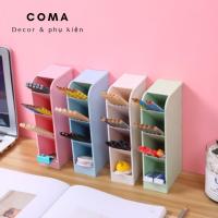 ราคา กล่องใส่ปากกาตั้งโต๊ะกล่องใส่ปากกาใสสําหรับปากกาลูกลื่นแนวตั้งหลายช่อง-HB02 (42513511701)