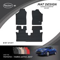 ราคา พรมปูพื้นรถยนต์เข้ารูปสำหรับ Toyota Yaris รุ่นATIV (ปี2017-2018) (41254518888)