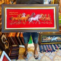 ราคา กรอบรูป ม้า รูป ม้า8ตัว รูปม้า ภาพม้ามงคลเรียกทรัพย์ ภาพม้าวิ่ง ภาพม้าแปดตัว เสริมฮวงจุ้ย ของขวัญ ของที่ระลึก ของชำร่วย (23262794640)